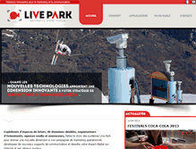 Tablet Screenshot of livepark.fr